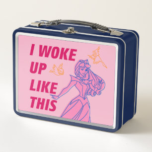Sleeping Beauty “I Woke Up Like This” Metal Lunch Box