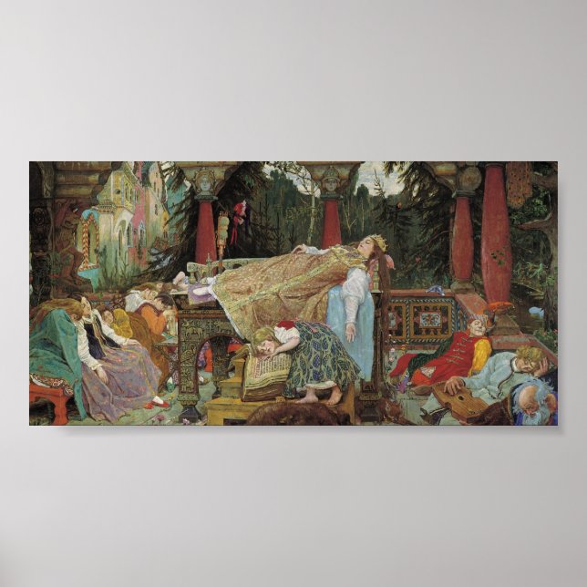 Sleeping Beauty in the Pavilion Poster (Front)