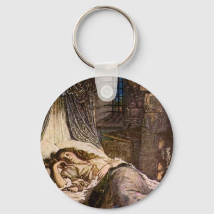 Sleeping Beauty Keychain