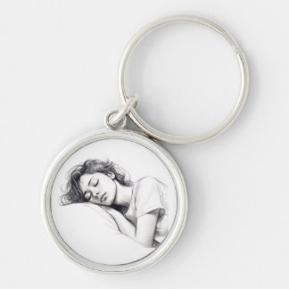Sleeping Beauty Keychain