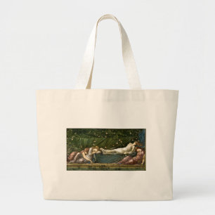 sleeping beauty large tote bag