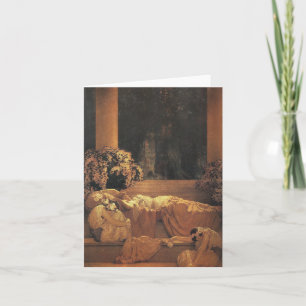Sleeping Beauty, Maxfield Parrish Card
