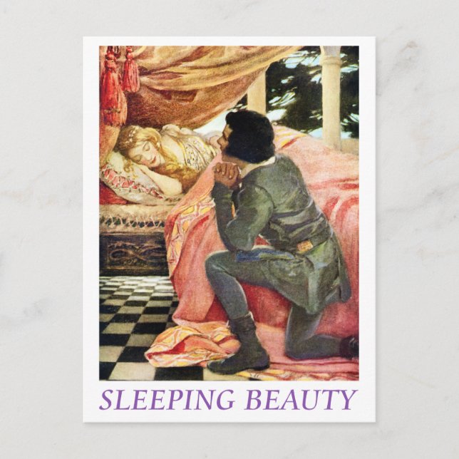 Sleeping Beauty Postcard (Front)