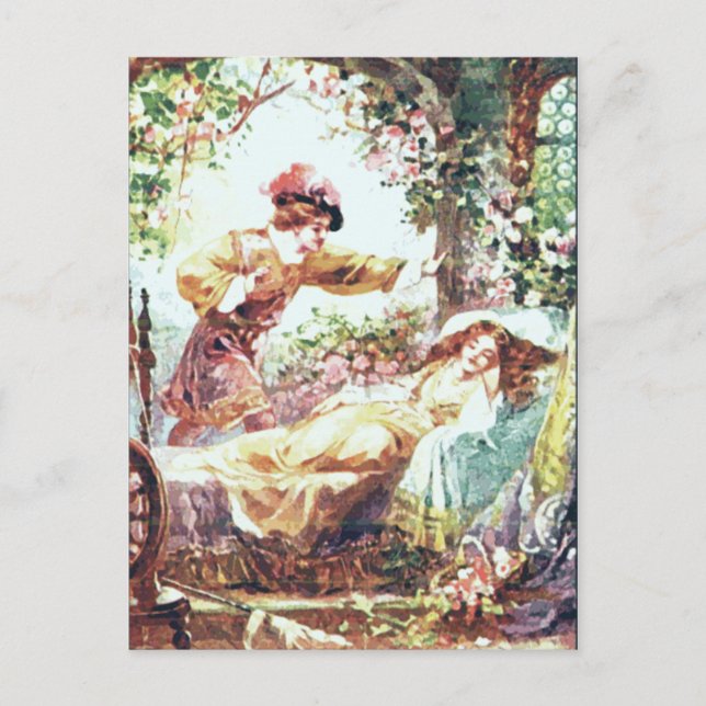 Sleeping Beauty Postcard (Front)