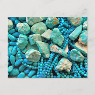 Sleeping Beauty Turquoise Postcard