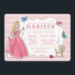 Sleeping Beauty | Watercolor Birthday Invitation<br><div class="desc">Invite all your friends and family to your Sleeping Beauty themed birthday celebration with these beautiful watercolor Birthday invitations. Personalize by adding all your party details!</div>