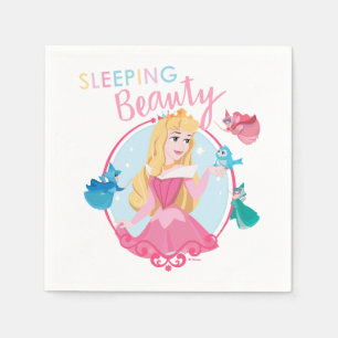 Sleeping Beauty With Fairy Godmothers Napkin