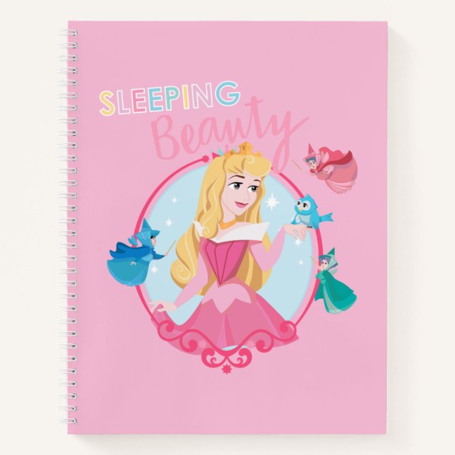 Sleeping Beauty With Fairy Godmothers Notebook (Front)
