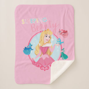Sleeping Beauty With Fairy Godmothers Sherpa Blanket