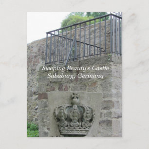 Sleeping Beauty's Castle - Sababurg, Germany Postcard