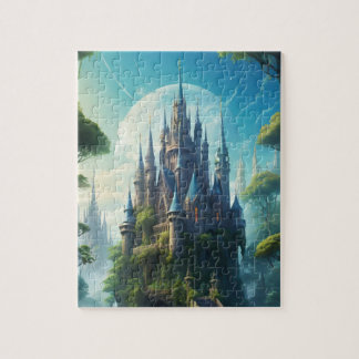Sleeping Beauty's Enchanted Fairy Tale Castle Jigsaw Puzzle