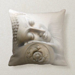 Sleeping Buddha Throw Pillow