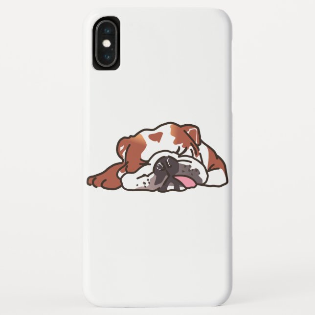 Sleeping Bulldog Case-Mate iPhone Case (Back)