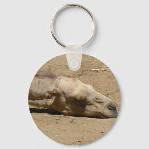 Sleeping camel keychain