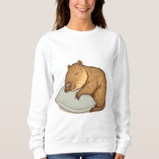 sleeping Capybara Sleepybara Sweatshirt