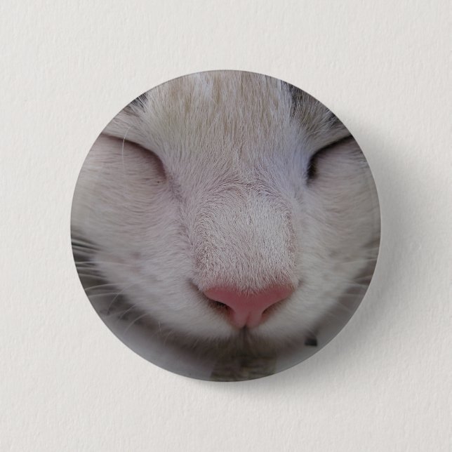Sleeping Cat 2 Inch Round Button (Front)