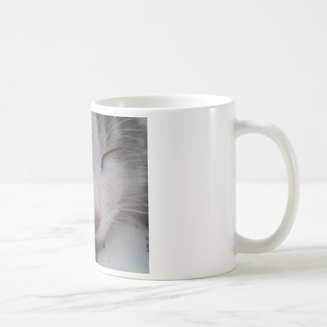 Sleeping Cat Coffee Mug (Right)