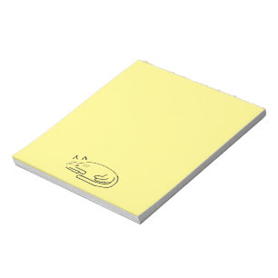 Sleeping Cat Doodle Notepad