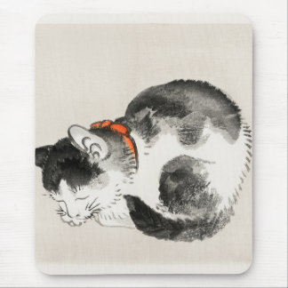 Sleeping Cat Mouse Pad