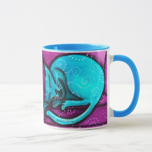 Sleeping Cat on Sofa Mug (Right)