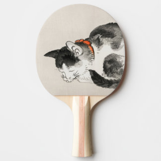 Sleeping Cat Ping Pong Paddle