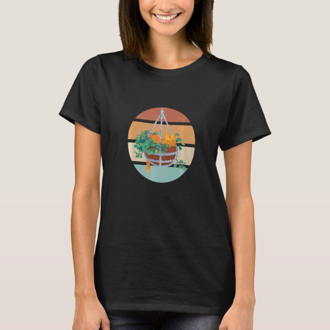 Sleeping Cat Retro T-Shirt (Front)