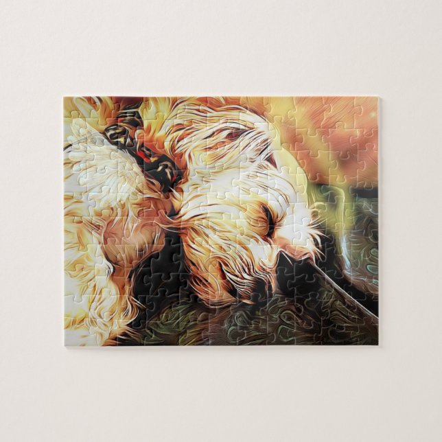 Sleeping Cherub Puzzle, 8" x 10", 110 pieces Jigsaw Puzzle (Horizontal)