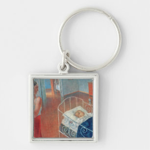 Sleeping Child, 1924 Keychain