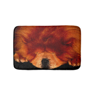 Sleeping Chow Chow bma Bath Mat