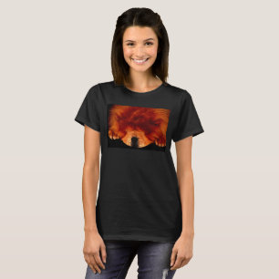 Sleeping Chow Chow Womens cn T-Shirt