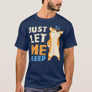 Sleeping Corgi Dog, Sleepshirt, Pyjamas 1235 T-Shirt