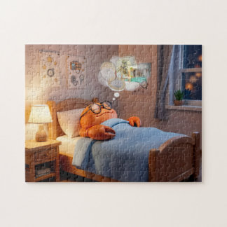 Sleeping Crab Dreaming Of Wealth And Treasure Jigsaw Puzzle