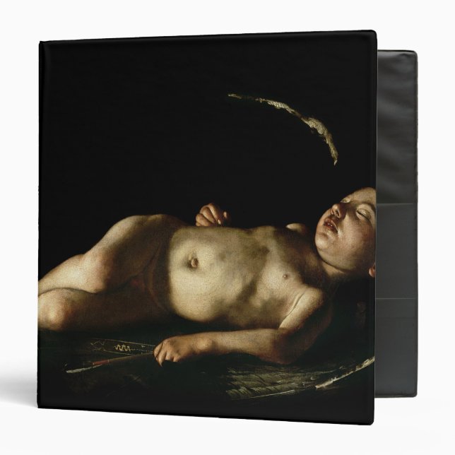 Sleeping Cupid, 1608 Binder (Front/Inside)