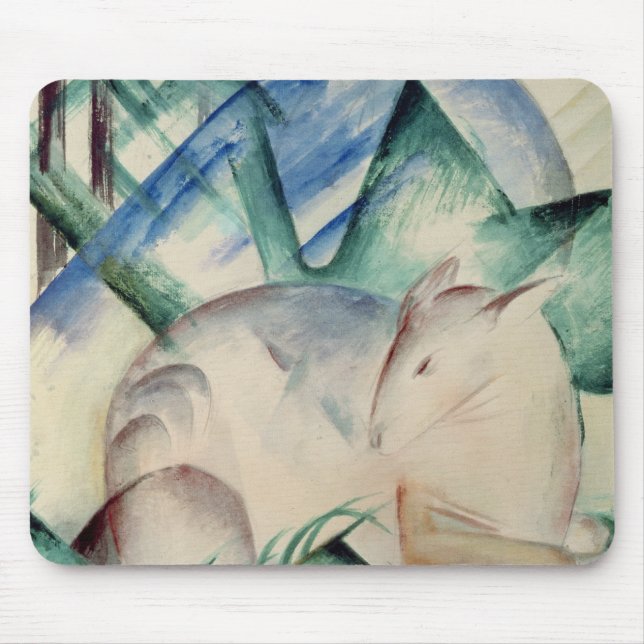 Sleeping Deer Mouse Pad (Front)
