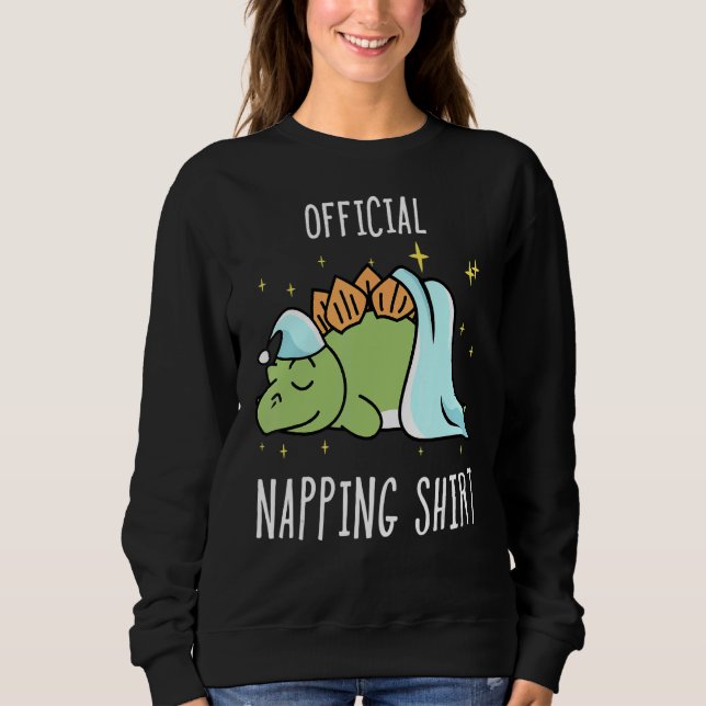Sleeping Dinosaur Pyjamas Sleepyhead Sweatshirt (Front)