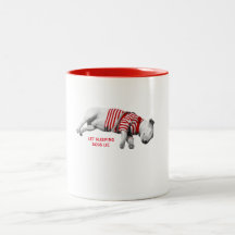 SLEEPING DOG 2 Tone Coffee Mug. 2 sizes