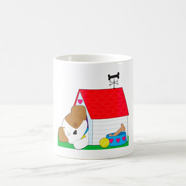 Sleeping Dog In A Dog House Coffee Mug (Creator Uploaded)