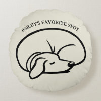 Sleeping Dog Personalized Favorite Spot