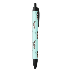 Sleeping Dog ZZZ Cocker Spaniel Pet Owner Animals Black Ink Pen