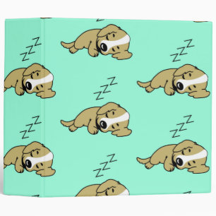 Sleeping Dog ZZZ Miniature American Shepherd Pet Binder