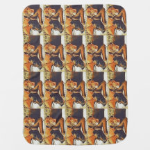 Sleeping Dogs Baby Blanket