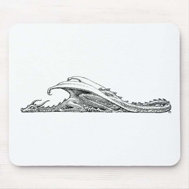 Sleeping Dragon Mousepad (Front)
