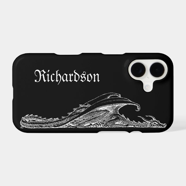 Sleeping Dragon Personalized  (Back Horizontal)
