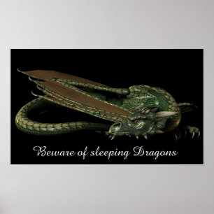 Sleeping Dragon Poster