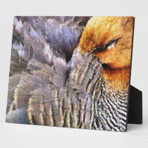 SLEEPING DUCK PLAQUE