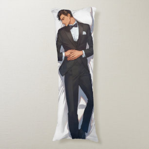 Sleeping Elegant Anime Man Body Pillow