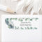Sleeping Elephant Greenery Return Address Label