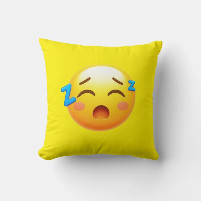 Sleeping Emoji PILLOW  (Front)
