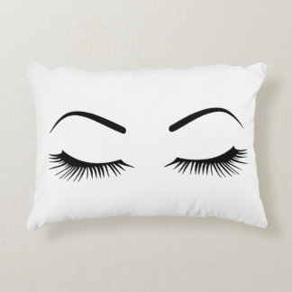 Sleeping Eyes Accent Pillow