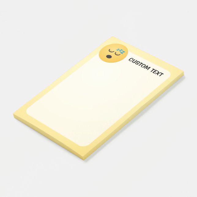 Sleeping Face Post-it Notes (Angled)